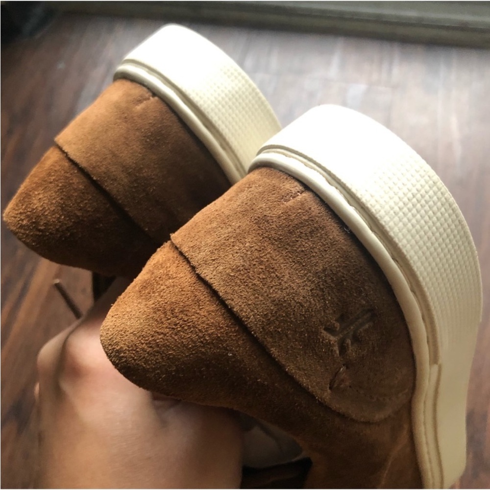 New Frye Ivy Low Lace Suede Sneakers NWOT - Picture 6 of 11